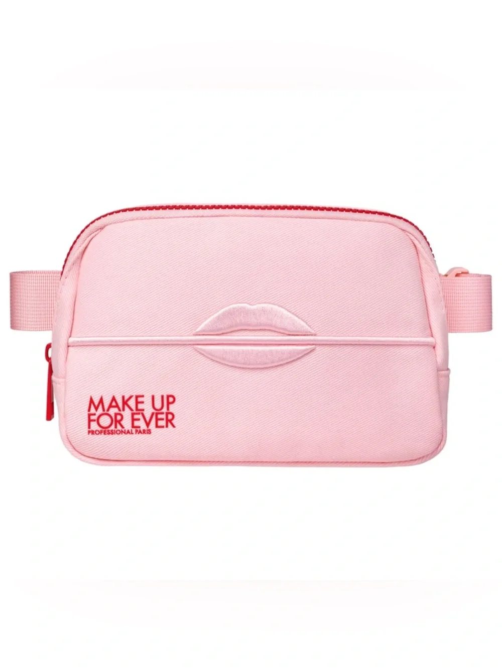 Makeup Forever Pink Super Boost Cosmetic Belt Bag